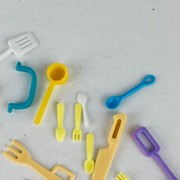 Barbie Bratz Doll Size Pretend Play Plastic Utensils Silverware Lot Toys Kids - Picture 6 of 8